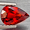 Natural Orangish Red Spessartine Garnet 1.06 Ct. Pear Shape 7.3 x 5.1 Mm Gemstones From Namibia Natural Orangish Red Spessartine Garnet 1.06 Ct. Pear Shape 7.3 x 5.1 Mm Gemstones From Namibia