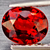 Natural Orangish Red Spessartine Garnet 1.16 Ct. Oval Shape 6.4 x 5.2 Mm Gemstones From Namibia