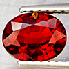 Natural Orangish Red Spessartine Garnet 1.22 Ct. Oval Shape 7.1 x 5.5 Mm Gemstones From Namibia Natural Orangish Red Spessartine Garnet 1.22 Ct. Oval Shape 7.1 x 5.5 Mm Gemstones From Namibia
