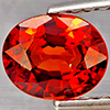Natural Orangish Red Spessartine Garnet 0.59 Ct. Oval Shape 6.6 x 5.5 Mm Gemstones From Namibia Natural Orangish Red Spessartine Garnet 0.59 Ct. Oval Shape 6.6 x 5.5 Mm Gemstones From Namibia