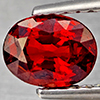 Natural Orangish Red Spessartine Garnet 0.99 Ct. Oval Shape 6.4 x 5 Mm Gemstones From Namibia