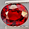 Natural Orangish Red Spessartine Garnet 0.93 Ct. Oval Shape 6.2 x 5.2 Mm Gemstones From Namibia