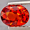 Natural Orangish Red Spessartine Garnet 0.88 Ct. Oval Shape 6.4 x 4.8 Mm Gemstones From Namibia