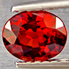 Natural Orangish Red Spessartine Garnet 0.93 Ct. Oval Shape 6.4 x 5.2 Mm Gemstones From Namibia
