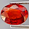 Natural Orangish Red Spessartine Garnet 1.05 Ct. Oval Shape 6.8 x 5.2 Mm Gemstones From Namibia