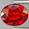 Natural Orangish Red Spessartine Garnet 0.96 Ct. Oval Shape 6.4 x 5.1 Mm Gemstones From Namibia