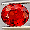 Natural Orangish Red Spessartine Garnet 1.02 Ct. Oval Shape 6.7 x 5.5 Mm Gemstones From Namibia