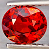 Natural Orangish Red Spessartine Garnet 1.15 Ct. Oval Shape 6.5 x 5.6 Mm Gemstones From Namibia