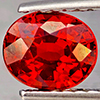 Natural Orangish Red Spessartine Garnet 1.08 Ct. Oval Shape 6.4 x 5.3 Mm Gemstones From Namibia