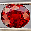Natural Orangish Red Spessartine Garnet 1.27 Ct. Oval Shape 6.8 x 5.7 Mm Gemstones From Namibia