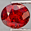 Natural Orangish Red Spessartine Garnet 1.03 Ct. Oval Shape 6.2 x 5.3 Mm Gemstones From Namibia