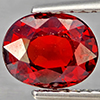 Natural Orangish Red Spessartine Garnet 1.47 Ct. Oval Shape 7.5 x 6 Mm Gemstones From Namibia