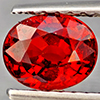 Natural Orangish Red Spessartine Garnet 1.06 Ct. Oval Shape 6.2 x 5.2 Mm Gemstones From Namibia
