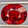 Natural Orangish Red Spessartine Garnet 1.66 Ct. Oval Shape 7.4 x 6 Mm Gemstones From Namibia