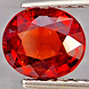 Natural Orangish Red Spessartine Garnet 1.26 Ct. Oval Shape 6.8 x 5.9 Mm Gemstones From Namibia
