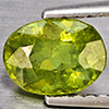 Natural Multi Color Green Demantoid Garnet 1.15 Ct. Oval Shape 7 x 5.4 Mm Gemstone from Madagascar