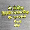 Natural Green Demantiod Garnet 1.10 Ct. 25 Pcs Round Diamond Cut  Gemstones From Madagascar