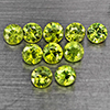 Natural Green Demantiod Garnet 0.59 Ct. 10 Pcs Round Diamond Cut  2.2 Mm Gemstones From Madagascar