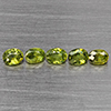 Natural Green Demantiod Garnet 1.69 Ct. 5 Pcs Oval Shape 4.2 x 3.2 Mm Gemstones From Madagascar Natural Green Demantiod Garnet 1.69 Ct. 5 Pcs Oval Shape 4.2 x 3.2 Mm Gemstones From Madagascar