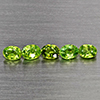 Natural Green Demantiod Garnet 1.37 Ct. 5 Pcs Oval Shape 4.4 x 3.3 Mm Gemstones From Madagascar Natural Green Demantiod Garnet 1.37 Ct. 5 Pcs Oval Shape 4.4 x 3.3 Mm Gemstones From Madagascar