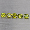 Natural Green Demantiod Garnet 1.12 Ct. 5 Pcs Oval Shape 4.2 x 3.2 Mm Gemstones From Madagascar Natural Green Demantiod Garnet 1.12 Ct. 5 Pcs Oval Shape 4.2 x 3.2 Mm Gemstones From Madagascar