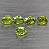 Natural Green Demantiod Garnet 1.19 Ct. 5 Pcs Oval Shape 4 x 3 Mm Gemstones From Madagascar Natural Green Demantiod Garnet 1.19 Ct. 5 Pcs Oval Shape 4 x 3 Mm Gemstones From Madagascar
