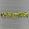 Natural Green Demantiod Garnet 1.64 Ct. 5 Pcs Oval Shape 4.3 x 3.3 Mm Gemstones From Madagascar Natural Green Demantiod Garnet 1.64 Ct. 5 Pcs Oval Shape 4.3 x 3.3 Mm Gemstones From Madagascar