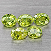 Natural Green Demantiod Garnet 1.65 Ct. 5 Pcs Oval Shape 4.4 x 3.3 Mm Gemstones From Madagascar Natural Green Demantiod Garnet 1.65 Ct. 5 Pcs Oval Shape 4.4 x 3.3 Mm Gemstones From Madagascar