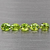 Natural Green Demantiod Garnet 1.46 Ct. 5 Pcs Oval Shape 4.3 x 3.3 Mm Gemstones From Madagascar Natural Green Demantiod Garnet 1.46 Ct. 5 Pcs Oval Shape 4.3 x 3.3 Mm Gemstones From Madagascar