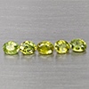 Natural Green Demantiod Garnet 1.15 Ct. 5 Pcs Oval Shape 4.2 x 3.2 Mm Gemstones From Madagascar Natural Green Demantiod Garnet 1.15 Ct. 5 Pcs Oval Shape 4.2 x 3.2 Mm Gemstones From Madagascar
