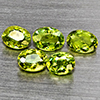 Natural Green Demantiod Garnet 1.15 Ct. 5 Pcs Oval Shape 4 x 3.2 Mm Gemstones From Madagascar Natural Green Demantiod Garnet 1.15 Ct. 5 Pcs Oval Shape 4 x 3.2 Mm Gemstones From Madagascar