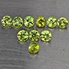 Natural Green Demantiod Garnet 1.54 Ct. 10 Pcs Round Diamond Cut 3.1 Mm Gemstones From Madagascar