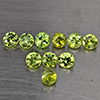Natural Green Demantiod Garnet 1.50 Ct. 10 Pcs Round Diamond Cut 3.2 Mm Gemstones From Madagascar
