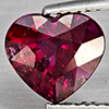 Natural Purplish Red Rhodolite Garnet 2.75 Ct. Heart Shape 8.8 x 8 Mm Gemstone From Madagascar Natural Purplish Red Rhodolite Garnet 2.75 Ct. Heart Shape 8.8 x 8 Mm Gemstone From Madagascar
