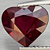 Natural Purplish Red Rhodolite Garnet 4.58 Ct. Heart Shape 11 x 9.8 Mm Gemstone From Madagascar Natural Purplish Red Rhodolite Garnet 4.58 Ct. Heart Shape 11 x 9.8 Mm Gemstone From Madagascar