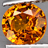 Natural Orange Spessartine Garnet 0.94 Ct. Oval Shape 6.5 x 6.2 Mm Gemstone From Namibia