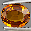 Natural Orange Spessartine Garnet 0.94 Ct. Oval Shape 9.2 x 6 Mm Gemstone From Namibia