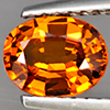 Natural Orange Spessartine Garnet 1.70 Ct. Oval Shape 7 x 5.5 Mm Gemstone From Namibia