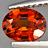 Natural Orange Spessartine Garnet 0.92 Ct. Oval Shape 7 x 5.5  Mm Gemstone From Namibia