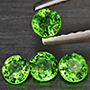 Natrual Green Tsavorite Garnet 0.51 Ct. 4 Pcs Round Shape 3 Mm Gemstone from Tanzania
