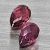 Natural Purplish Pink Rhodolite Garnet 1.72 Ct. 2 Pcs Briolette Shape 6 x 4 Mm Gemstone