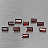 Natural Orangish Red Garnet 3.47 Ct. 10 Pcs Baguette Shape 5.2 x 3.1 Mm Gemstone From Tanzania