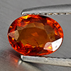 Natural Orangish Red Spessartine Garnet 1.35 Ct. Oval Shape 7.8 x 5.8 Mm Gemstones From Namibia