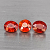 Natural Orangish Red Spessartine Garnet 3.34 Ct. 3 Pcs Mixed Shape Gemstones From Namibia