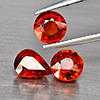 Natural Orangish Red Spessartine Garnet 5.44 Ct. 3 Pcs Mixed Shape Gemstones From Namibia