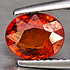 Natural Orangish Red Spessartine Garnet  1.81 Ct. Oval Shape 7.8 x 6.3 Mm Gemstones From Namibia