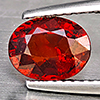 Natural Orangish Red Spessartine Garnet  1.68 Ct. Oval Shape 7.9 x 6.1 Mm Gemstones From Namibia