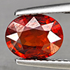 Natural Orangish Red Spessartine Garnet  1.88 Ct. Oval Shape 8.2 x 6.5 Mm Gemstones From Namibia