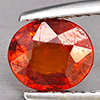 Natural Orangish Red Spessartine Garnet 1.76 Ct. Oval Shape 7.5 x 6.5 Mm Gemstones From Namibia
