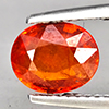 Natural Orangish Red Spessartine Garnet 2.01 Ct. Oval Shape 8.2 x 6.3 Mm Gemstones From Namibia